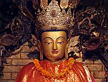 Kathmandu Swayambhunath 31Amitabha Statue Close Up On The West Side Of Swayambhunath